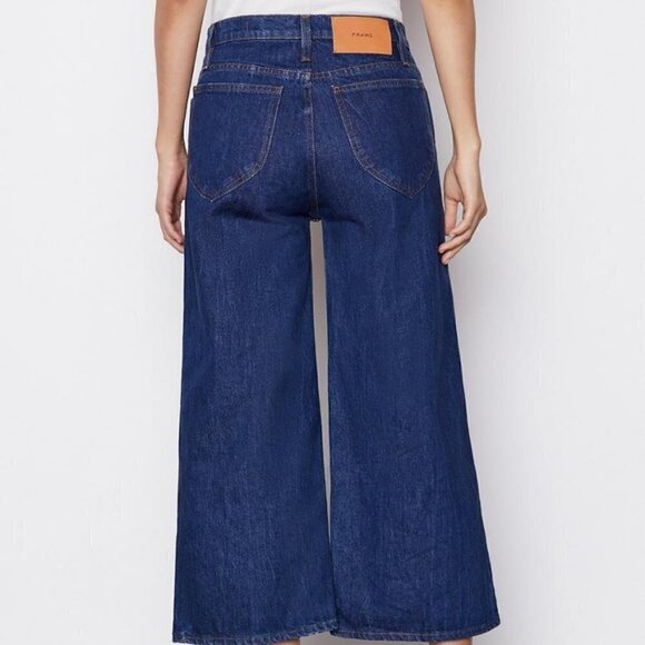FRAME Wide Leg | Le Italien Wide Crop Vintage Size 24 NWT - Picture 2 of 4